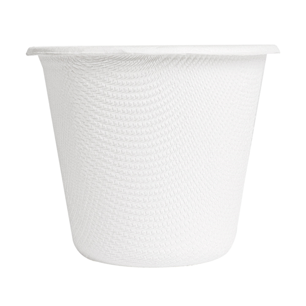 Garcia De Pou MINI TARRINAS + TAPAS 'BIONIC' 90 ML Ø 6 2x5 2+0 7 CM BLANCO BAGAZO (1000 UNID.)