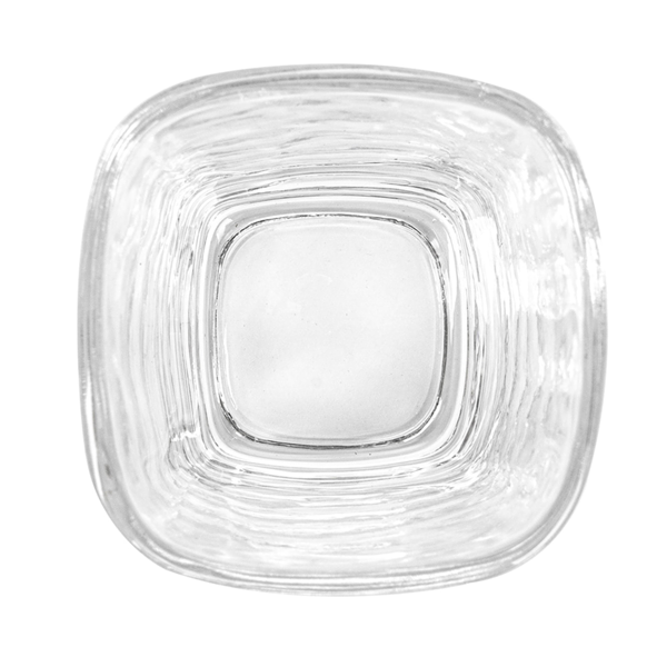 Garcia De Pou MINI VASO CUADRADO 105 ML 3 5 OZ 5 2x5 2x8 5 CM TRANSPARENTE CRISTAL (72 UNID.)