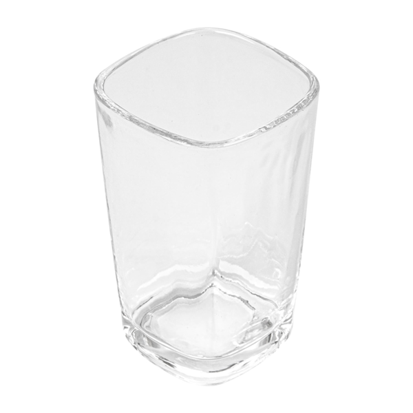 Garcia de pou MINI VASO CUADRADO 105 ML 3 5 OZ 5 2x5 2x8 5 CM TRANSPARENTE CRISTAL (72 UNID.)