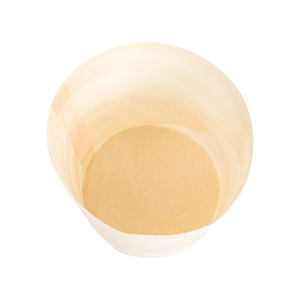 Garcia De Pou MINI VASOS DE HOJUELA DE ÁLAMO 15 ML Ø 4 4x4 5 CM NATURAL MADERA (50 UNID.)