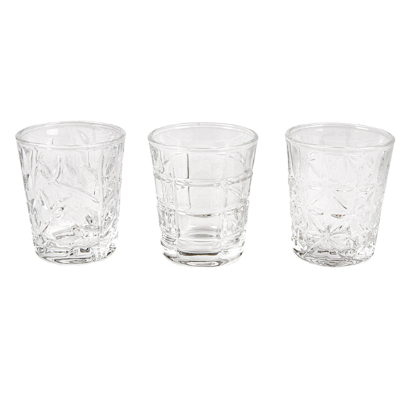 Garcia de pou MINI VASOS 'WAKI GLASS' 45 ML 1 5 OZ Ø5/3 9x6 CM TRANSPARENTE CRISTAL (72 UNID.)