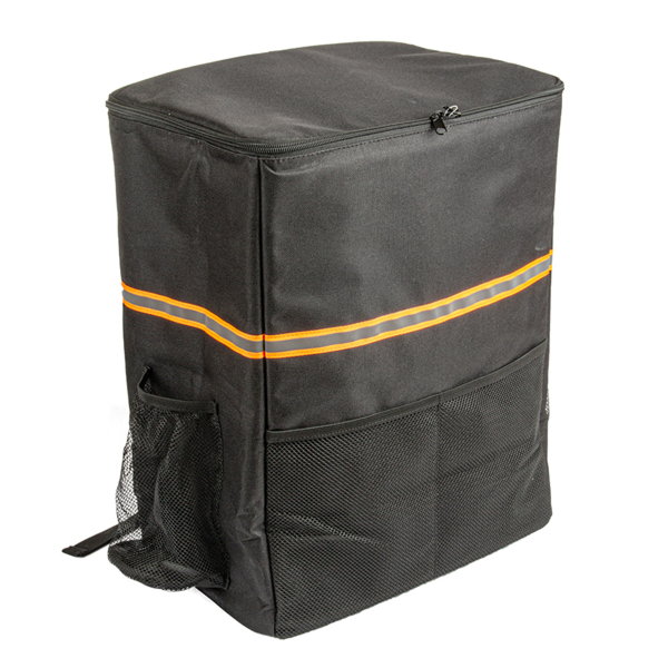 Garcia de pou MOCHILA TRANSPORTE 45x35x24 CM NEGRO VINILO (1 UNID.)