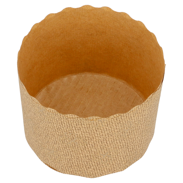 Garcia De Pou MOLDES COCCIÓN PANETTONE 135 G/M2 Ø 6x4 5 CM MARRÓN CELULOSA (2000 UNID.)