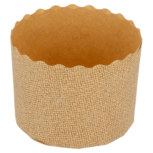 Garcia de pou MOLDES COCCIÓN PANETTONE 135 G/M2 Ø 6x4 5 CM MARRÓN CELULOSA (2000 UNID.)