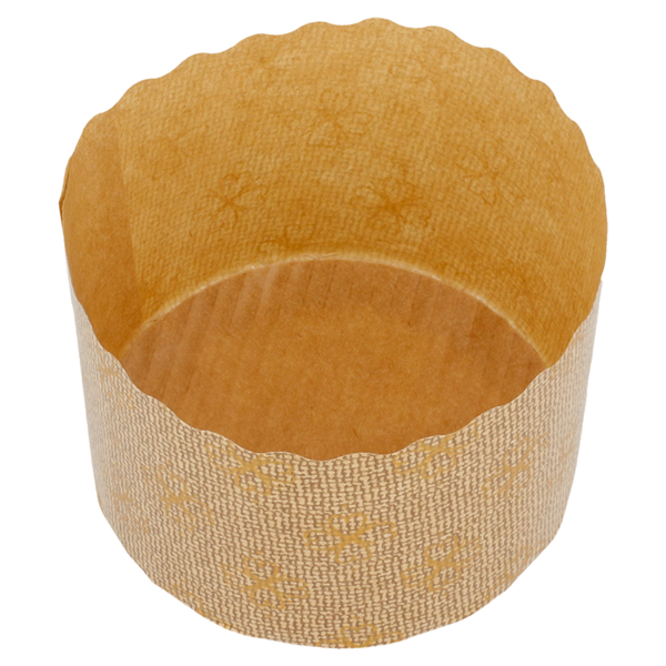 Garcia De Pou MOLDES COCCIÓN PANETTONE 135 G/M2 Ø 7x5 CM MARRÓN CELULOSA (2000 UNID.)