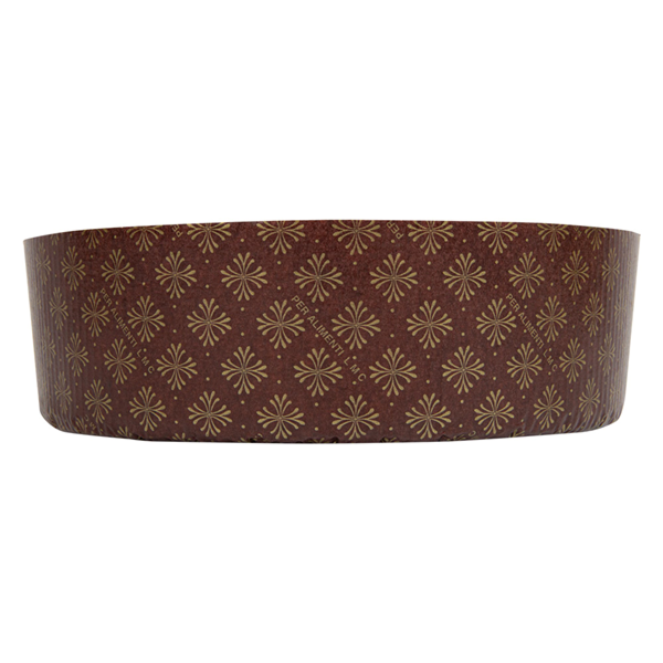 Garcia De Pou MOLDES COCCIÓN PANETTONE BAJOS 140 G/M2 Ø 18 5x6 CM MARRÓN CELULOSA (390 UNID.)