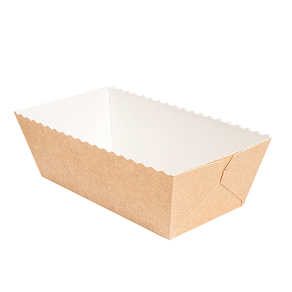 Garcia de pou MOLDES COCCIÓN PASTELERÍA 230 G/M2 16x8x6 CM NATURAL KRAFT (300 UNID.)