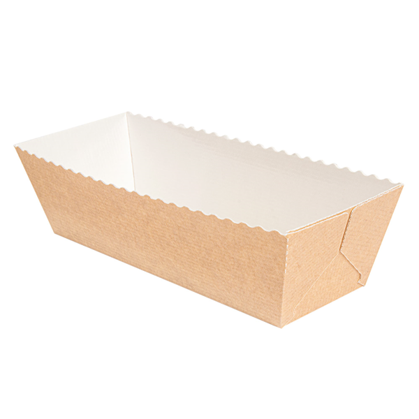 Garcia de pou MOLDES COCCIÓN PASTELERÍA 230 G/M2 20 2x6 8x6 2 CM NATURAL KRAFT (300 UNID.)