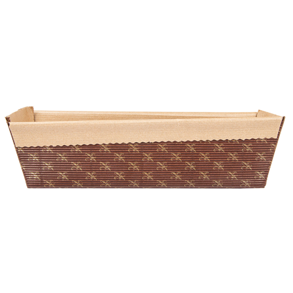 Garcia De Pou MOLDES COCCIÓN PASTELERÍA LAMINADOS 165 G/M2 24x8x7 CM MARRÓN PAPEL (240 UNID.)