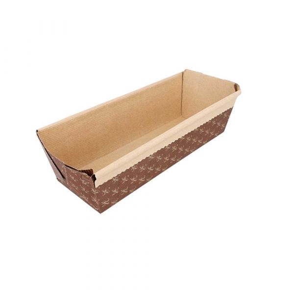 Garcia de pou MOLDES COCCIÓN PASTELERÍA LAMINADOS 165 G/M2 24x8x7 CM MARRÓN PAPEL (240 UNID.)