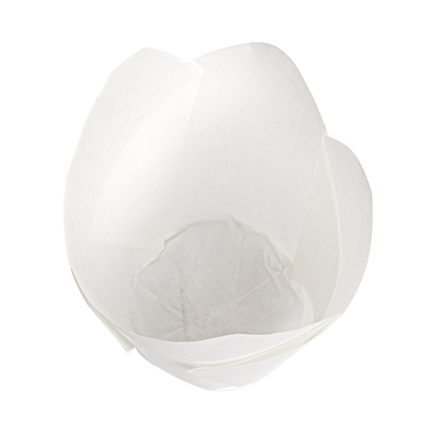 Garcia De Pou MOLDES CUPCAKE 'TULIP' 50 G/M2 11x11 CM BLANCO PERG. ANTIGRASAS (1000 UNID.)