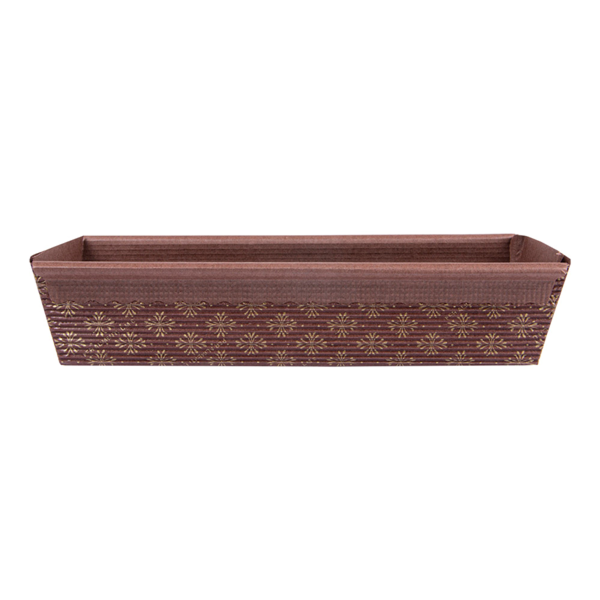 Garcia De Pou MOLDES PASTELERÍA 140 G/M2 20x6 5x4 5 CM MARRÓN CELULOSA (500 UNID.)
