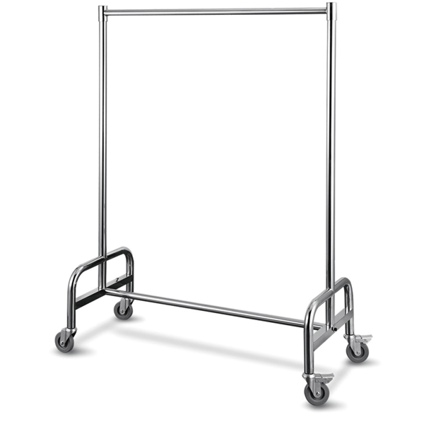 Garcia de pou MUEBLE VESTUARIO MÓVIL 120x54x172 CM PLATEADO INOX (1 UNID.)