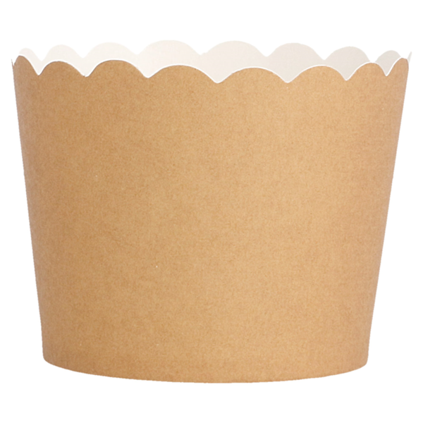 Garcia De Pou MUFFIN CUPS 160 + 15 PE G/M2 Ø 5x4 5 CM MARRÓN CARTONCILLO (100 UNID.)