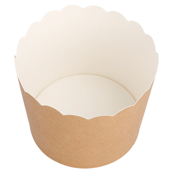 Garcia De Pou MUFFIN CUPS 160 + 15 PE G/M2 Ø 5x4 5 CM MARRÓN CARTONCILLO (100 UNID.)