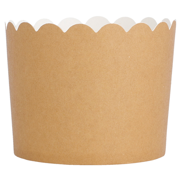Garcia De Pou MUFFIN CUPS 160 + 15 PE G/M2 Ø 6x5 5 CM MARRÓN CARTONCILLO (100 UNID.)