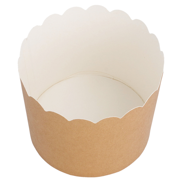 Garcia De Pou MUFFIN CUPS 160 + 15 PE G/M2 Ø 6x5 5 CM MARRÓN CARTONCILLO (100 UNID.)