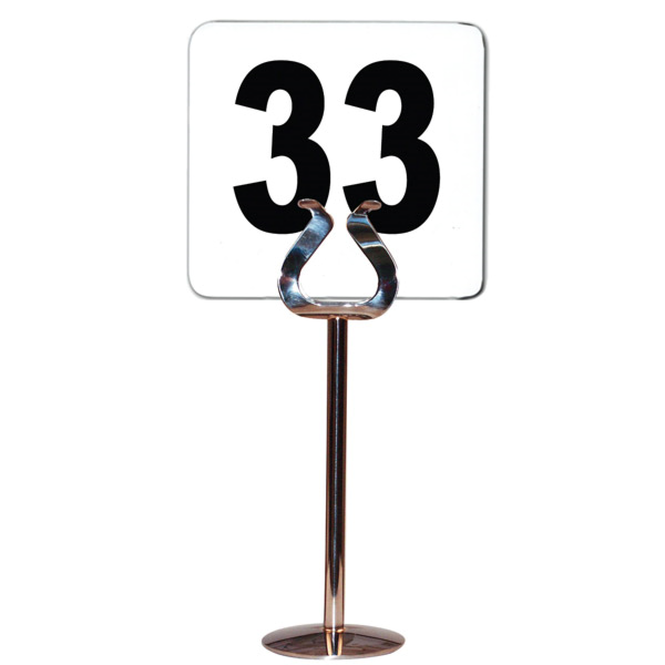 Garcia de pou NÚMEROS DE SOBREMESA DEL 1 AL 50 10 2 CM BLANCO PLÁSTICO (1 UNID.)