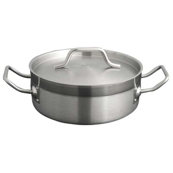 Garcia de pou OLLA CON TAPA 6 L Ø 28x10 CM PLATEADO INOX (1 UNID.)