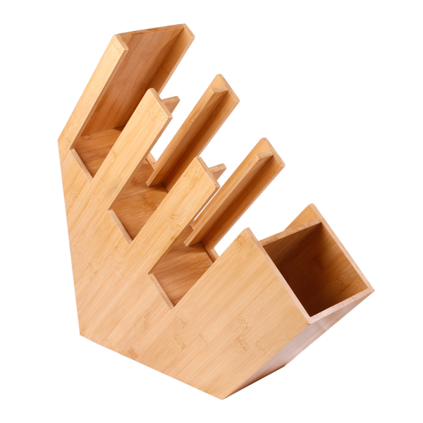 Garcia de pou ORGANIZADOR VASOS Y TAPAS 14x50x50 CM NATURAL BAMBÚ (2 UNID.)