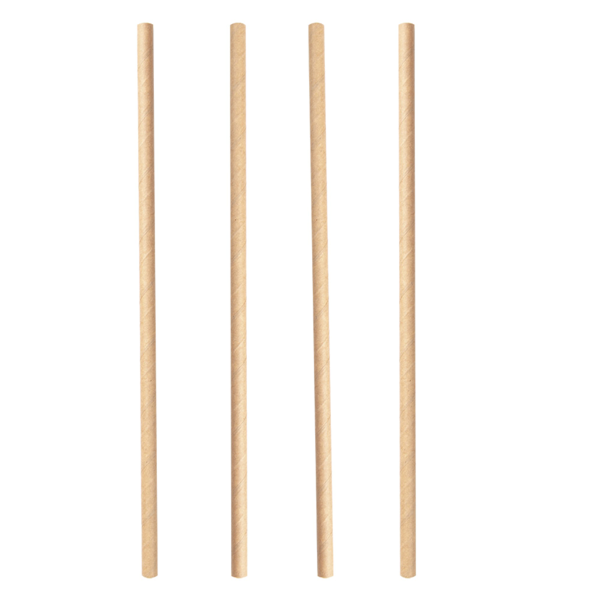 Garcia De Pou PAJITAS ENFUNDADAS 'PAPER' Ø0 80x20 CM NATURAL KRAFT (3000 UNID.)