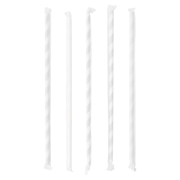 Garcia De Pou PAJITAS FLEXIBLES A RAYAS ENFUNDADAS 'PAPER' Ø0 60x23 CM SURTIDO PAPEL (3000 UNID.)