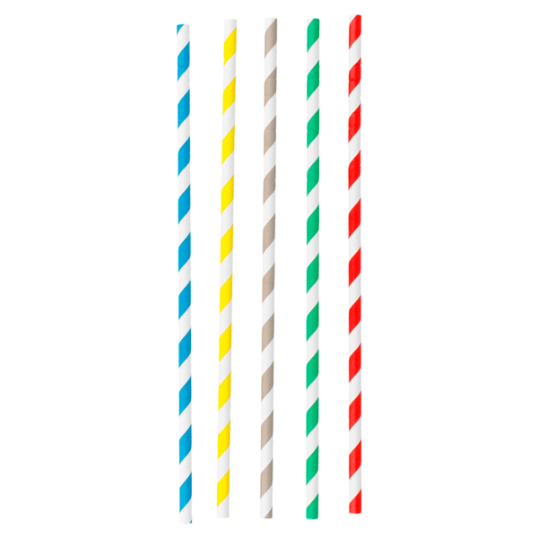 Garcia de pou PAJITAS FLEXIBLES A RAYAS 'PAPER' Ø0 60x23 CM SURTIDO PAPEL (3000 UNID.)