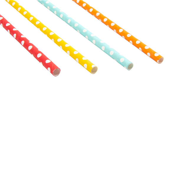 Garcia De Pou PAJITAS RECTAS TOPOS 'PAPER' Ø0 60x21 CM SURTIDO PAPEL (3000 UNID.)