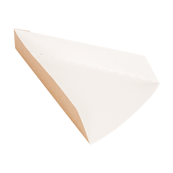 Garcia De Pou PALAS PIZZA TRIANGULARES 'THEPACK' 220 G/M2 21x16 5x3 5 CM NATURAL CARTÓN ONDULADO NANO-MICRO (1200 UNID.)