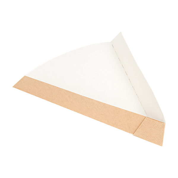 Garcia De Pou PALAS PIZZA TRIANGULARES 'THEPACK' 220 G/M2 21x16 5x3 5 CM NATURAL CARTÓN ONDULADO NANO-MICRO (1200 UNID.)