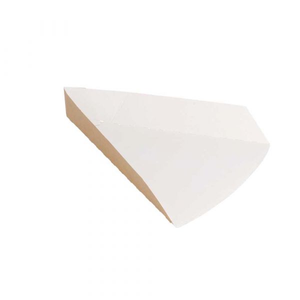 Garcia de pou PALAS PIZZA TRIANGULARES 'THEPACK' 220 G/M2 21x16 5x3 5 CM NATURAL CARTÓN ONDULADO NANO-MICRO (1200 UNID.)