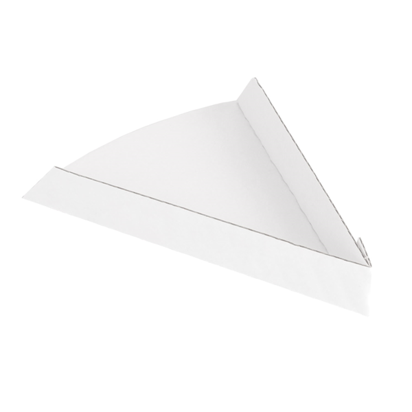 Garcia De Pou PALAS PIZZA TRIANGULARES 'THEPACK' 230 G/M2 21x16 5x3 5 CM BLANCO CARTÓN ONDULADO NANO-MICRO (1200 UNID.)