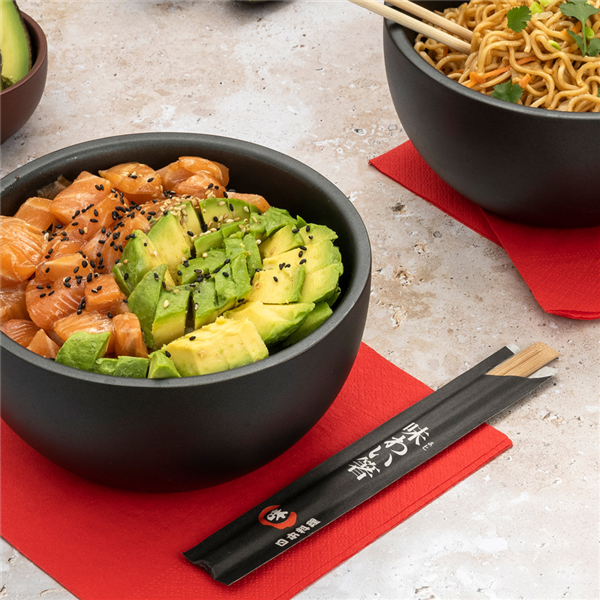 Garcia De Pou PALILLOS CHINOS ENFUNDADOS 19 5 CM BAMBÚ OSCURO (100 UNID.)