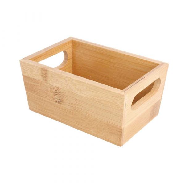 Garcia de pou PANERA 15x10x7 CM NATURAL BAMBÚ (1 UNID.)