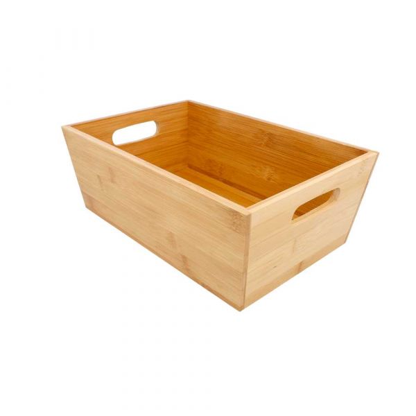 Garcia de pou PANERA 30x20x11 CM NATURAL BAMBÚ (1 UNID.)