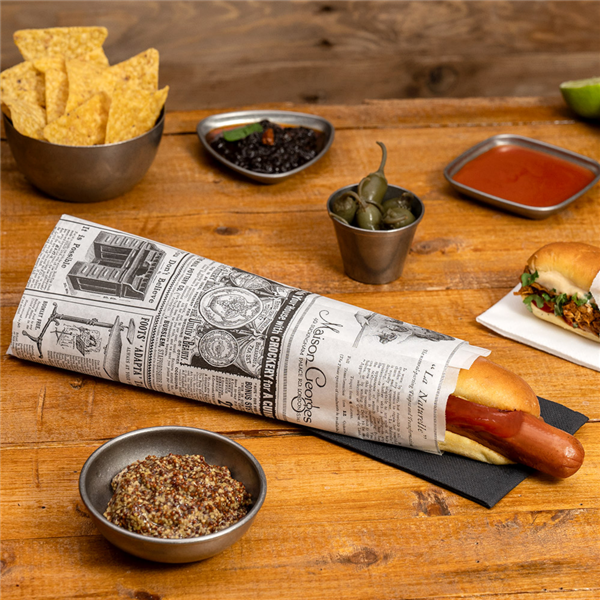 Garcia De Pou PAPEL ANTIGRASAS ABIERTO 2 LADOS ALLWRAP 'TIMES' 35 G/M2 30x13/7 CM BLANCO PERG. ANTIGRASAS (500 UNID.)