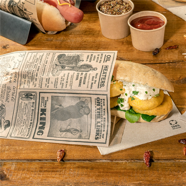 Garcia De Pou PAPEL ANTIGRASAS ABIERTO 2 LADOS CRÊPES & TACOS 'TIMES' 32 G/M2 13x22 CM NATURAL PERG. ANTIGRASAS (500 UNID.)