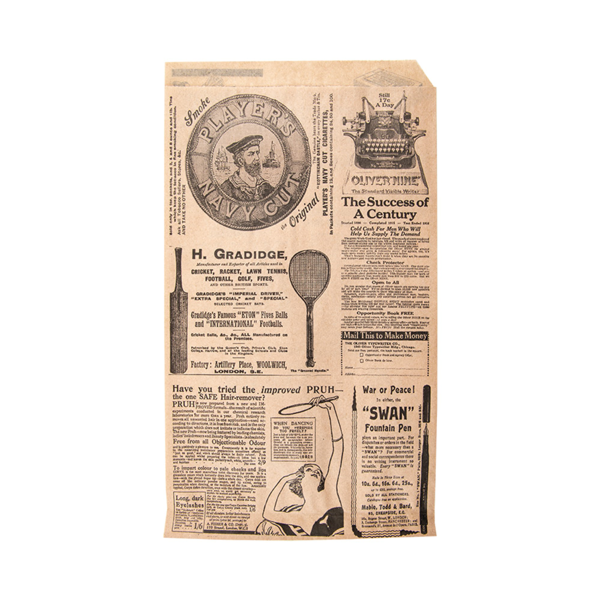 Garcia de pou PAPEL ANTIGRASAS ABIERTO 2 LADOS CRÊPES & TACOS 'TIMES' 32 G/M2 13x22 CM NATURAL PERG. ANTIGRASAS (500 UNID.)