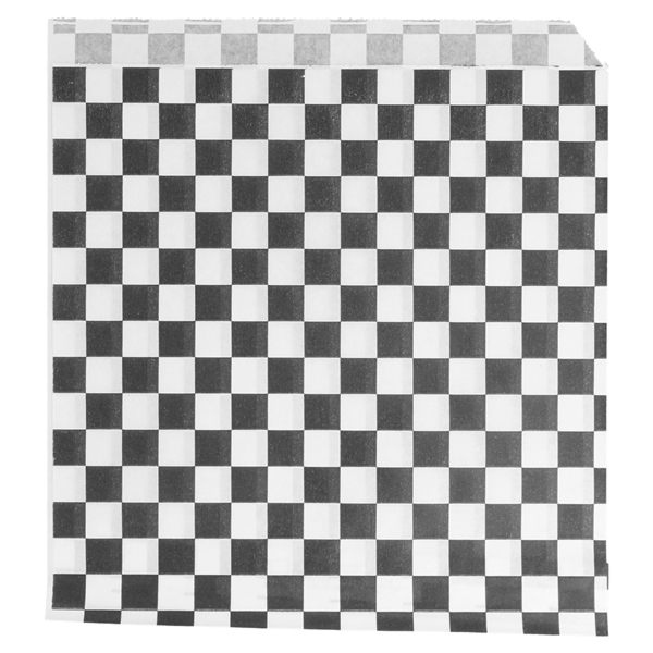 Garcia De Pou PAPEL ANTIGRASAS ABIERTO 2 LADOS FAST FOOD 'FITIPALDI' 35 G/M2 16x16 5 CM NEGRO PERG. ANTIGRASAS (500 UNID.)