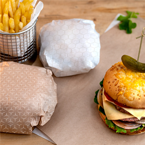 Garcia De Pou PAPEL ANTIGRASAS ENCERADO 2 CARAS PFAS FREE 10+60+10 G/M2 31x31 CM BLANCO CELULOSA + CERA VEGETAL (500 UNID.)