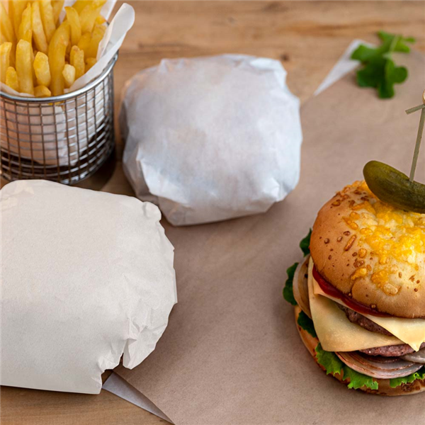 Garcia De Pou PAPEL ANTIGRASAS FAST FOOD - FLUOR FREE 38 G/M2 28x34 CM BLANCO PERG. ANTIGRASAS (1000 UNID.)