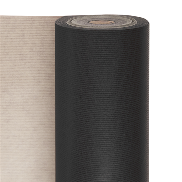 Garcia de pou PAPEL ENVOLTORIO UNICOLOR 60 G/M2 0 7x100 M NEGRO KRAFT VERJURADO (1 UNID.)