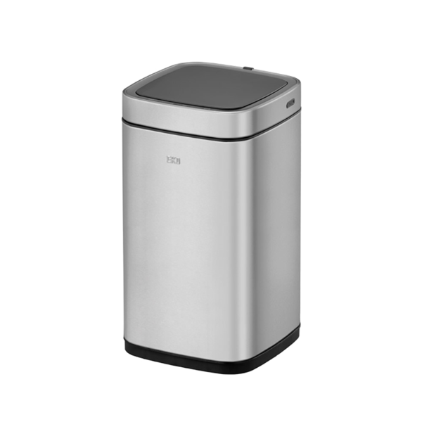 Garcia de pou PAPELERA CON SENSOR DE MOVIMIENTO 12L 24 2x24 4x42 8 CM PLATEADO INOX (1 UNID.)