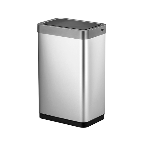 Garcia de pou PAPELERA CON SENSOR DE MOVIMIENTO 47L 27 9x46 9x64 7 CM PLATEADO INOX (1 UNID.)