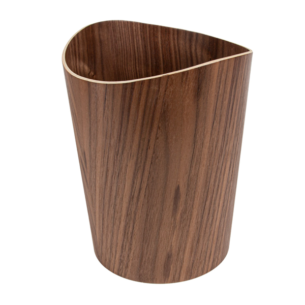 Garcia de pou PAPELERA HABITACIÓN 23 5x19x30 CM MARRÓN ROJIZO MADERA (1 UNID.)