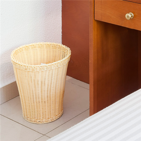 Garcia De Pou PAPELERA HABITACIONES 10 L Ø 25x27 CM NATURAL PP (1 UNID.)
