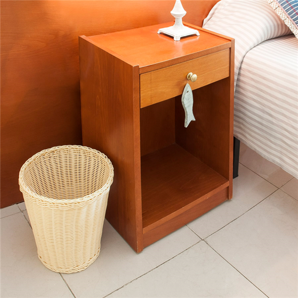 Garcia De Pou PAPELERA HABITACIONES 10 L Ø 25x27 CM NATURAL PP (1 UNID.)