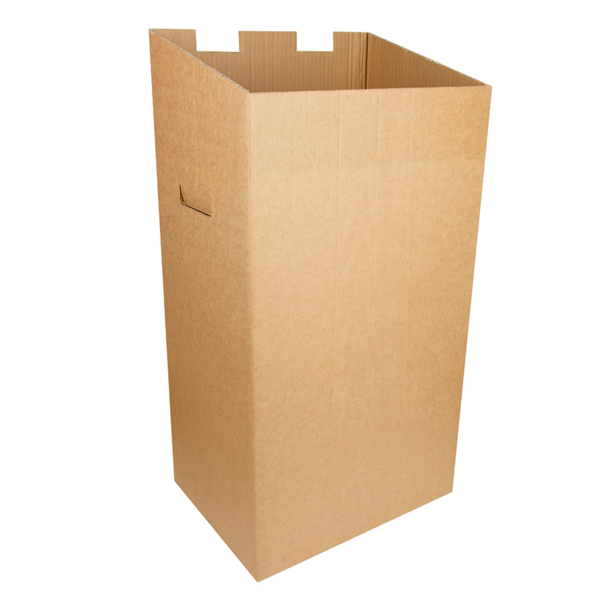 Garcia de pou PAPELERA RECICLAJE 75 L 37 3x27 3x72 CM MARRÓN CARTÓN (10 UNID.)