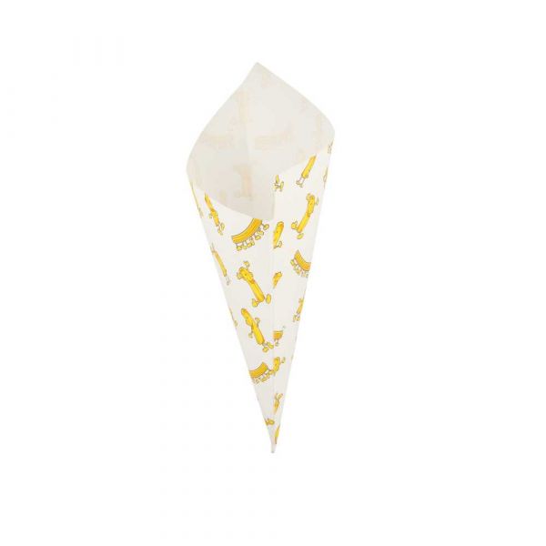 Garcia de pou PAPELINA PUNTA 'CHIPS' 250 G 70 G/M2 29 5x21 CM BLANCO PERG. ANTIGRASAS (2000 UNID.)