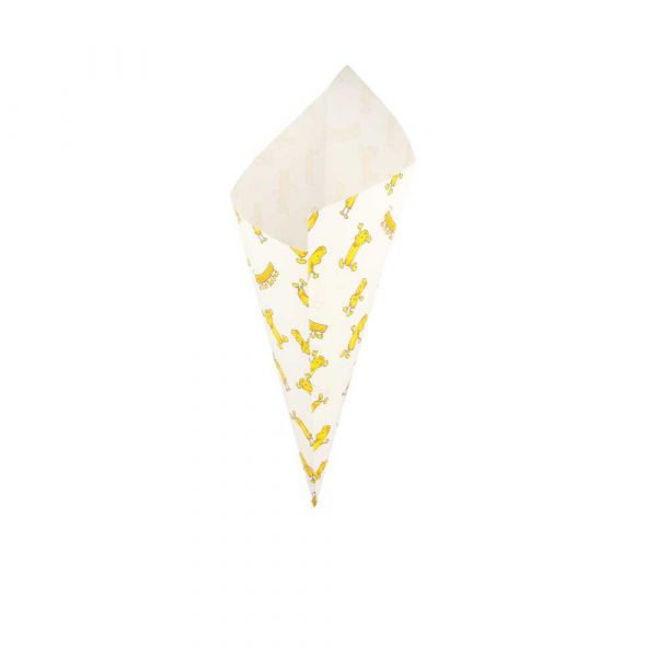 Garcia de pou PAPELINA PUNTA 'CHIPS' 400 G 70 G/M2 34x24 CM BLANCO PERG. ANTIGRASAS (1000 UNID.)